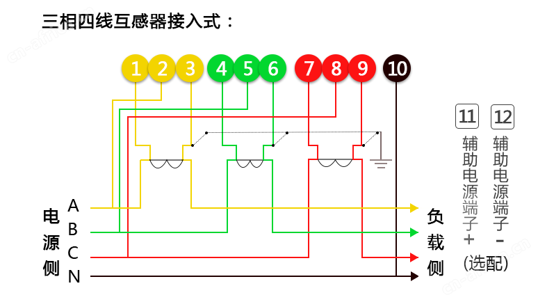 华立智能电表接线