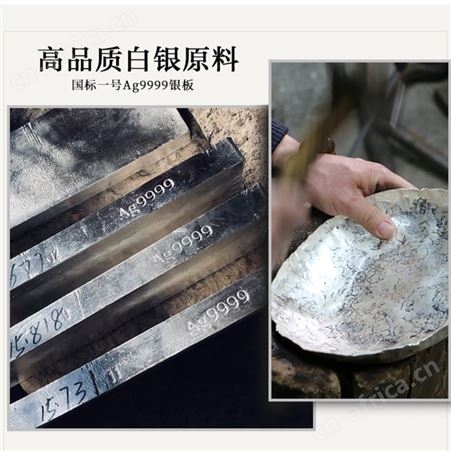 足银999家用茶壶茶具 纯手工一体银壶 功夫茶茶壶茶器批发