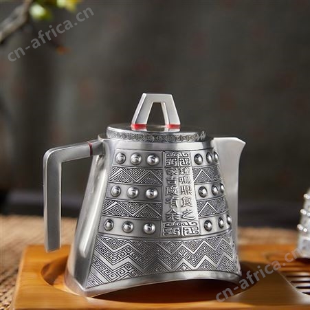 999家用茶壶茶杯 手工纯银茶具整套装礼品 茶道茶器