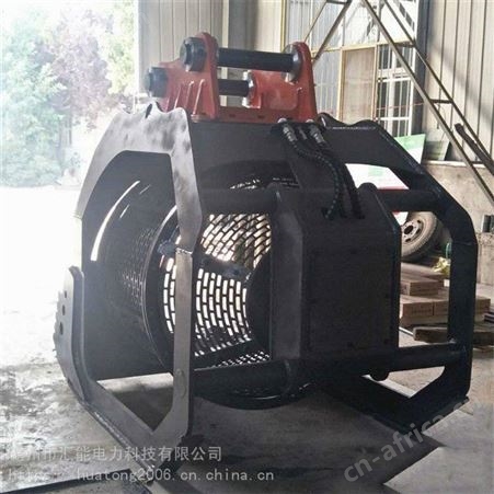 汇能建筑沙场液压滚筒筛滚筒式河道筛石挖斗液压驱动挖机滚筒筛