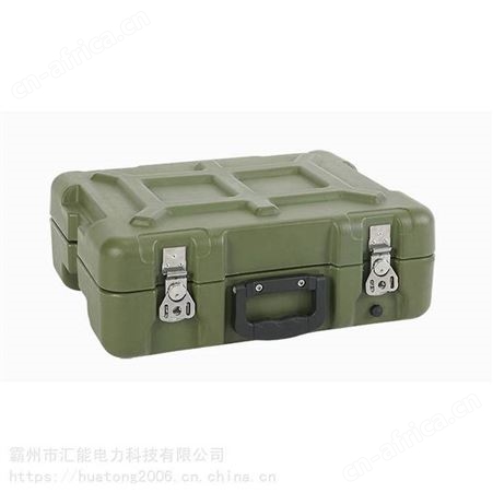8U减震机架箱 工业化储存箱 长方形运输箱 大号PE材质滚塑箱 汇能