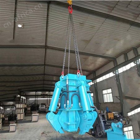 汇能挖掘机液压破除机方形破桩机大型基础施工方形液压截桩机