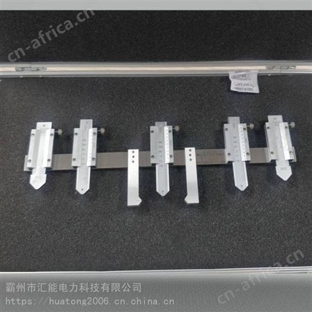 铁路检测设备 LJ-ZC-B辙叉磨耗测量尺 可调式辙叉心垂直磨损仪汇能
