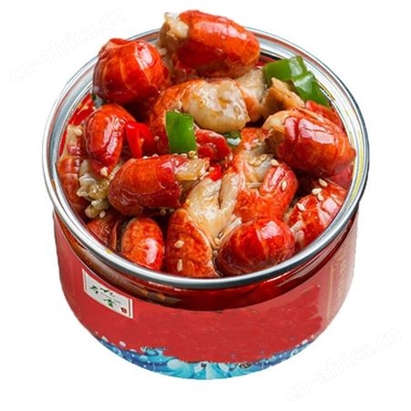 麻辣小龙虾即食龙虾尾巴罐装海鲜小零食香辣八爪生蚝熟食罐头下酒