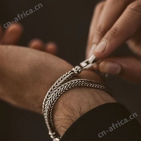 手链男生ins潮高级设计感小众复古个性男士高街手饰