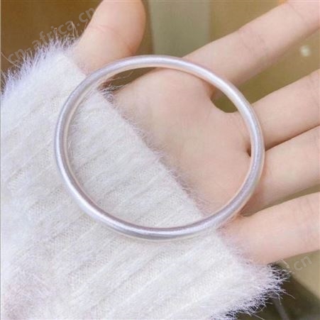 意轩手镯女复古中国风简约民族风文艺实心闭口镯子厂家直供