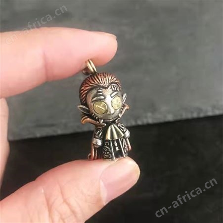 意轩黑暗军团鬼娃娃个性复古时尚潮玩男女项链挂件吊坠厂家直供
