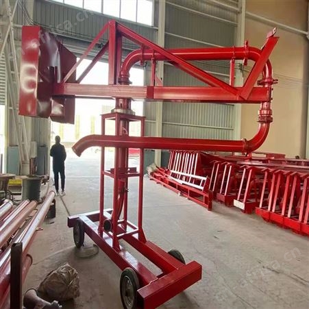 手动工地混凝土浇筑 瑞鑫达 12米电动 圆筒布料机 可定制